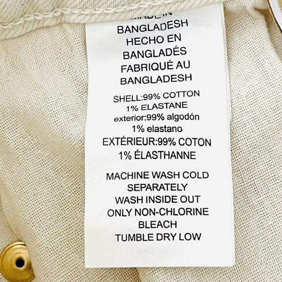 Michael Kors Women Selma Bootcut Stretch Jeans Size 2 High Rise Slim Bone Color - Picture 11 of 16